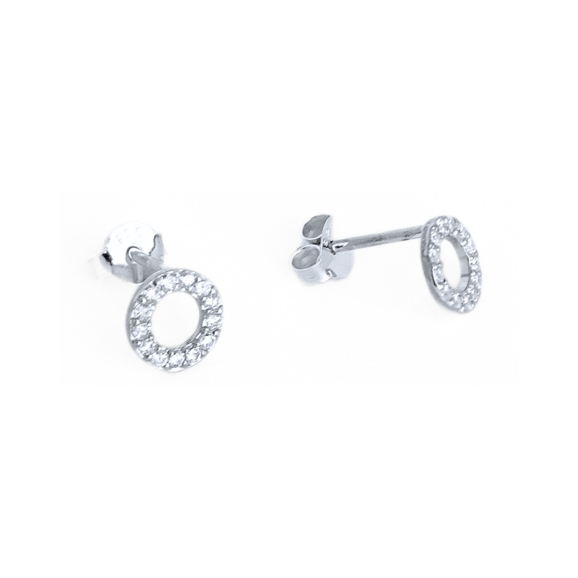Aros Círculo Circones Plata 925