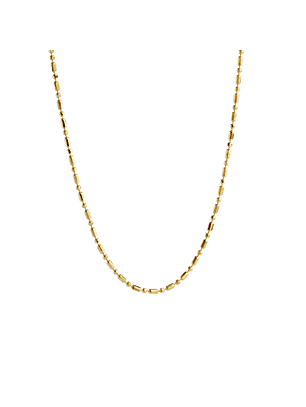 Collar De Plata Con Baño De Oro Punto y Coma