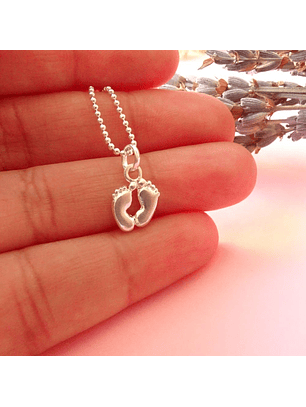 Cadena De Plata Ley 925 Pelotitas & Piececitos