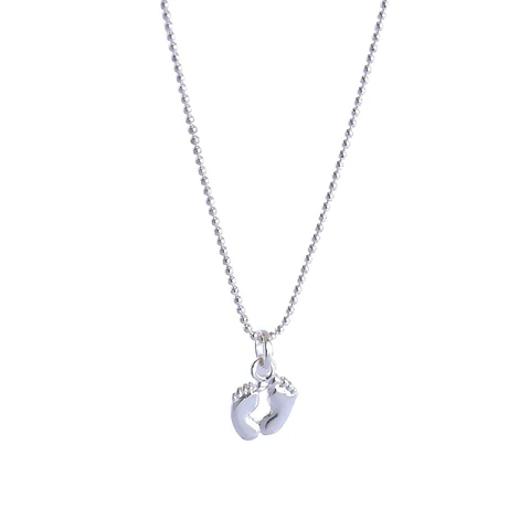 Cadena De Plata Ley 925 Pelotitas & Piececitos