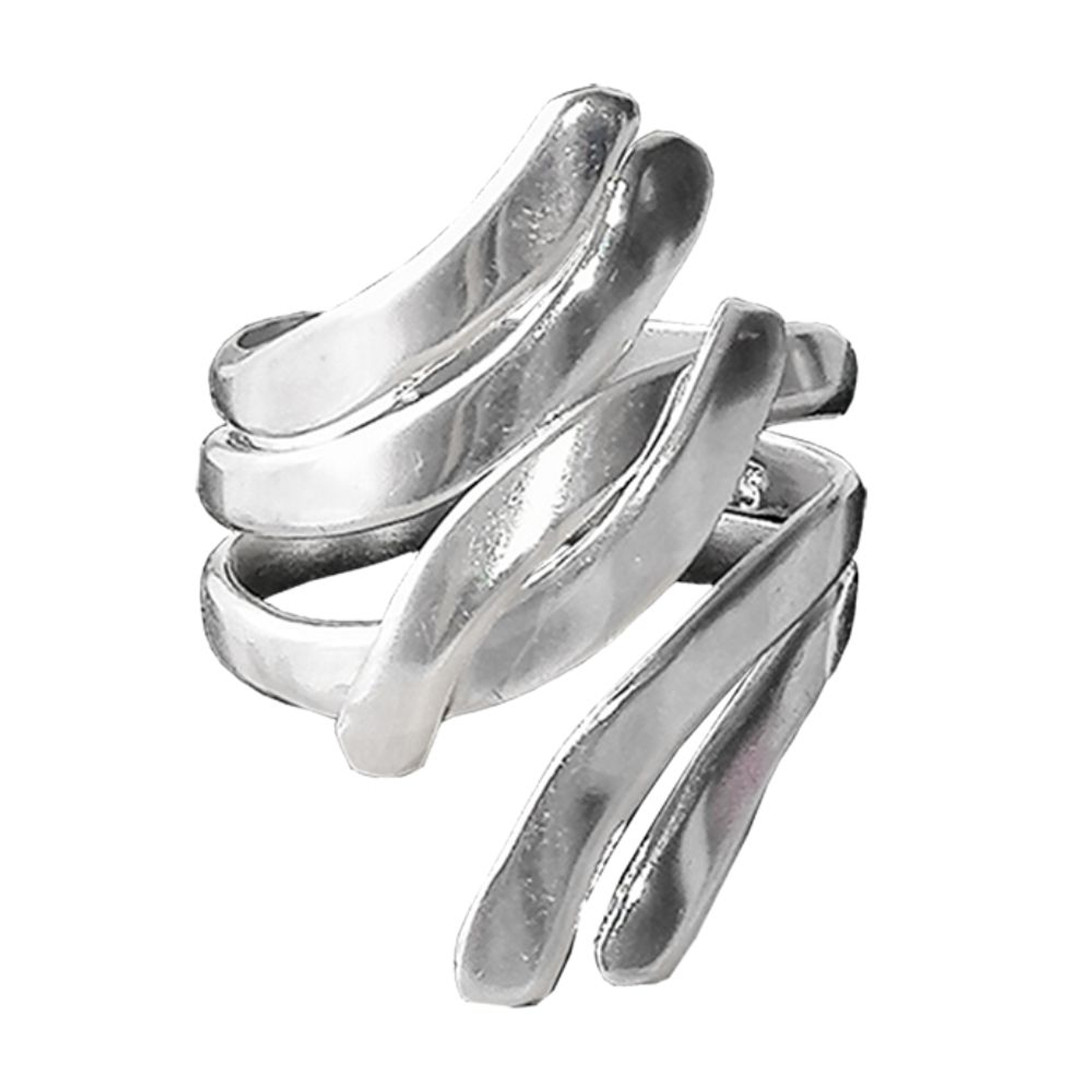 Anillo Ajustable Plata 925 Entrelazado Reda 1