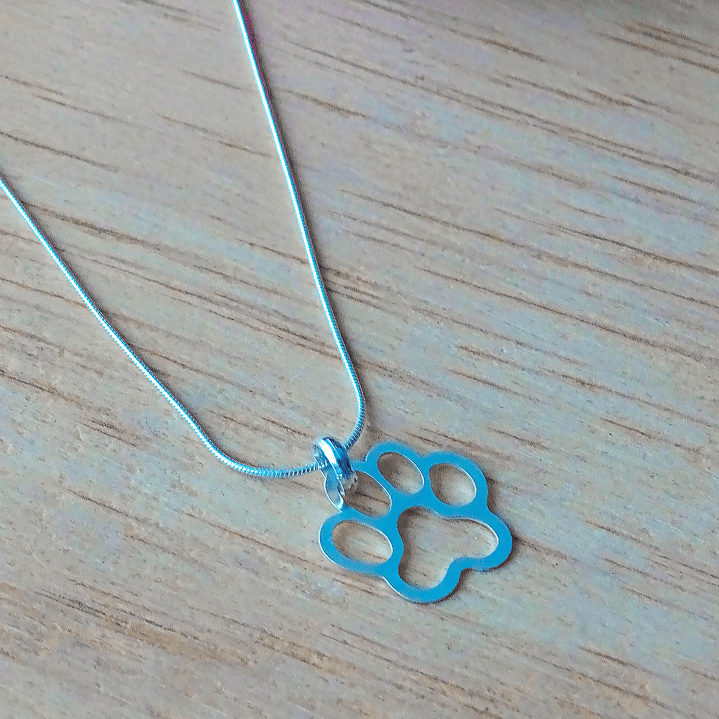 Cadena De Plata 925 Cola de Ratón & Colgante Doglover 3