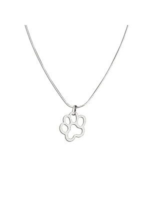 Cadena De Plata 925 Cola de Ratón & Colgante Doglover