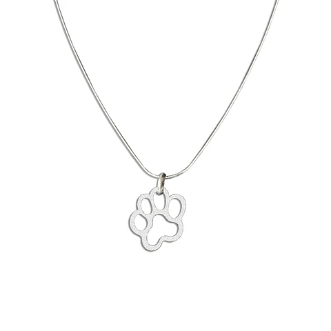 Cadena De Plata 925 Cola de Ratón & Colgante Doglover