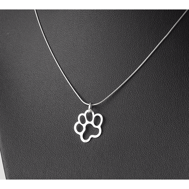 Cadena De Plata 925 Cola de Ratón & Colgante Doglover 2