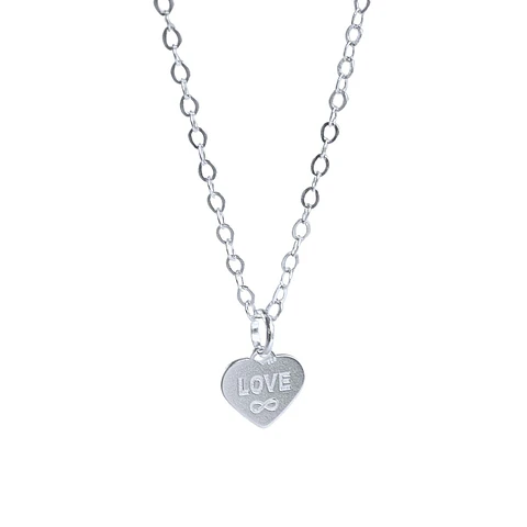 Cadena de Plata 925 & Mini Corazón Love Personalizable