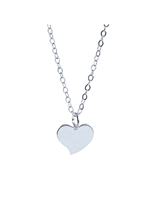 Cadena de Plata 925 con Colgante de Corazón Personalizado II