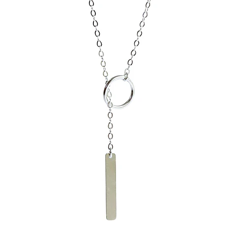 Collar Círculo Personalizable · Plata 925