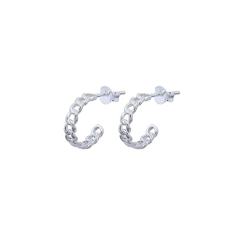 Aros De Plata 925 Argollas Rolo