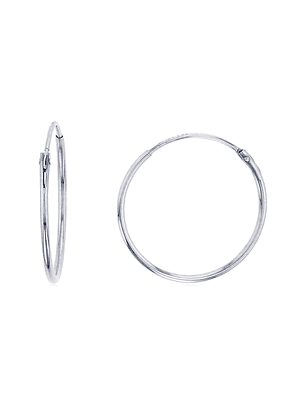 Aros De Plata 925 Argollas 14mm