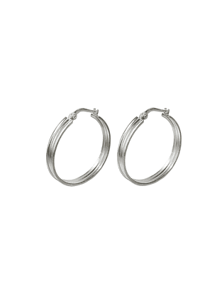 Aros De Plata 925 Argollas Mayu 2cm