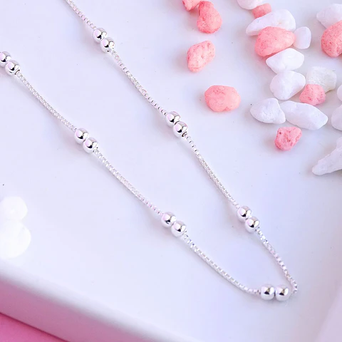 Cadena De Plata 925 Puntos Doble 