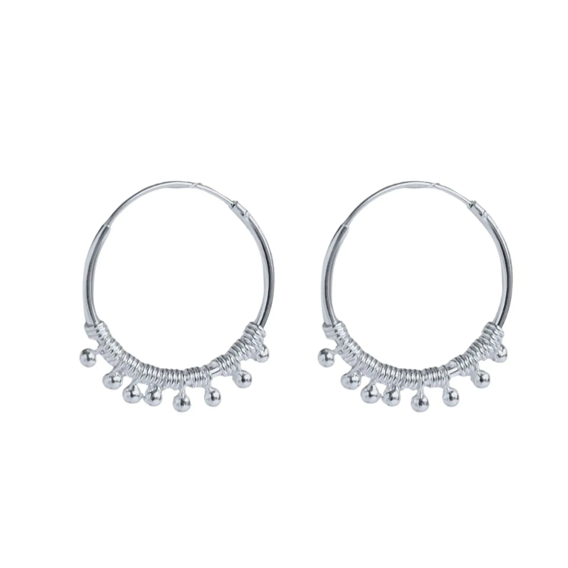 Aros De Plata Argollas Brasil 1