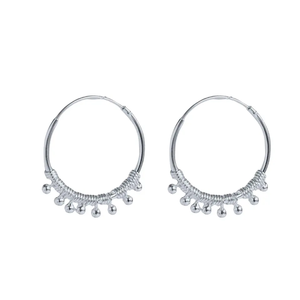 Aros De Plata Argollas Brasil 1