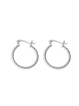 Aros De Plata 925 Argollas Mini Concón