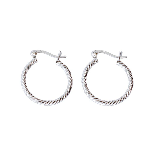 Aros De Plata 925 Argollas Mini Concón