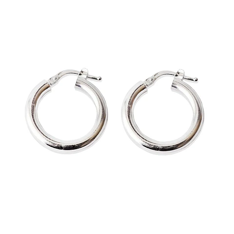 Aros De Plata 925 Argollas Gruesa 20mm 