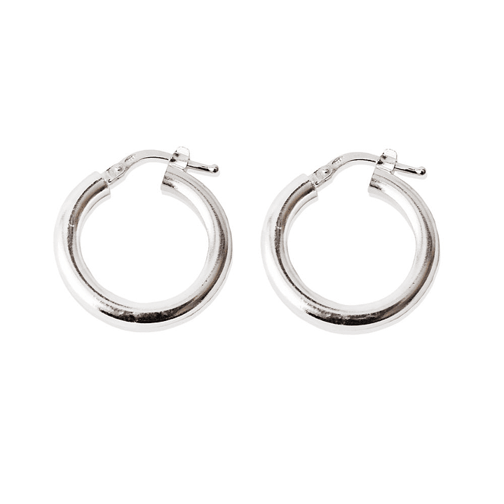 Aros De Plata 925 Argollas Gruesa 20mm  1