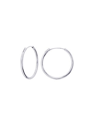 Aros De Plata 925 Argollas 20mm