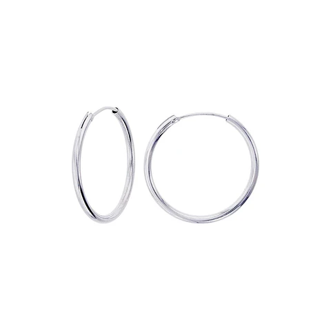 Aros De Plata 925 Argollas 20mm