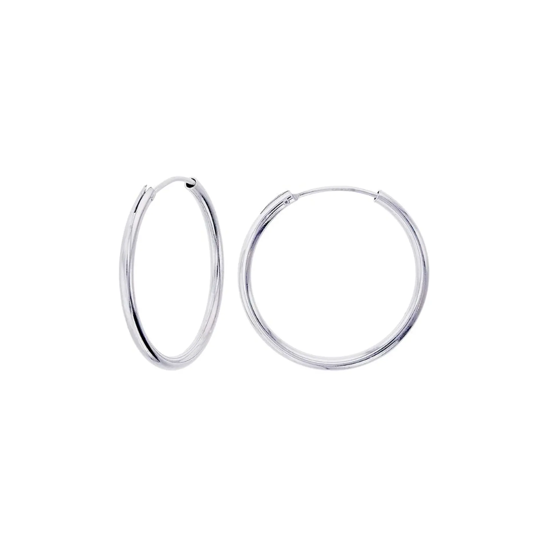 Aros De Plata 925 Argollas 20mm 1