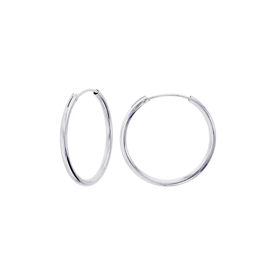 Aros De Plata 925 Argollas 20mm 1