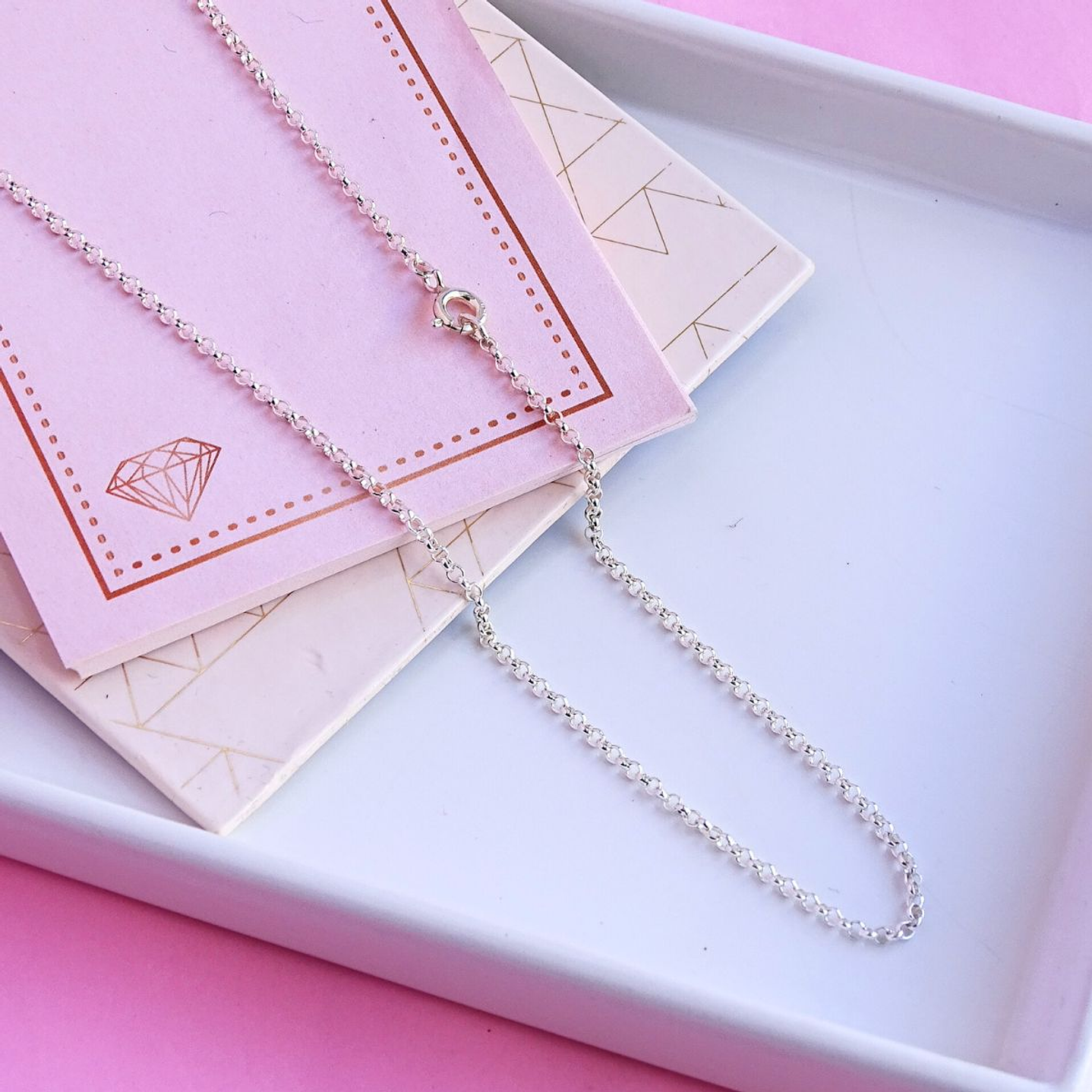 Cadena de Plata Rolo 3