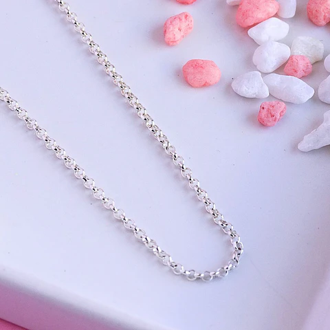 Cadena de Plata Rolo