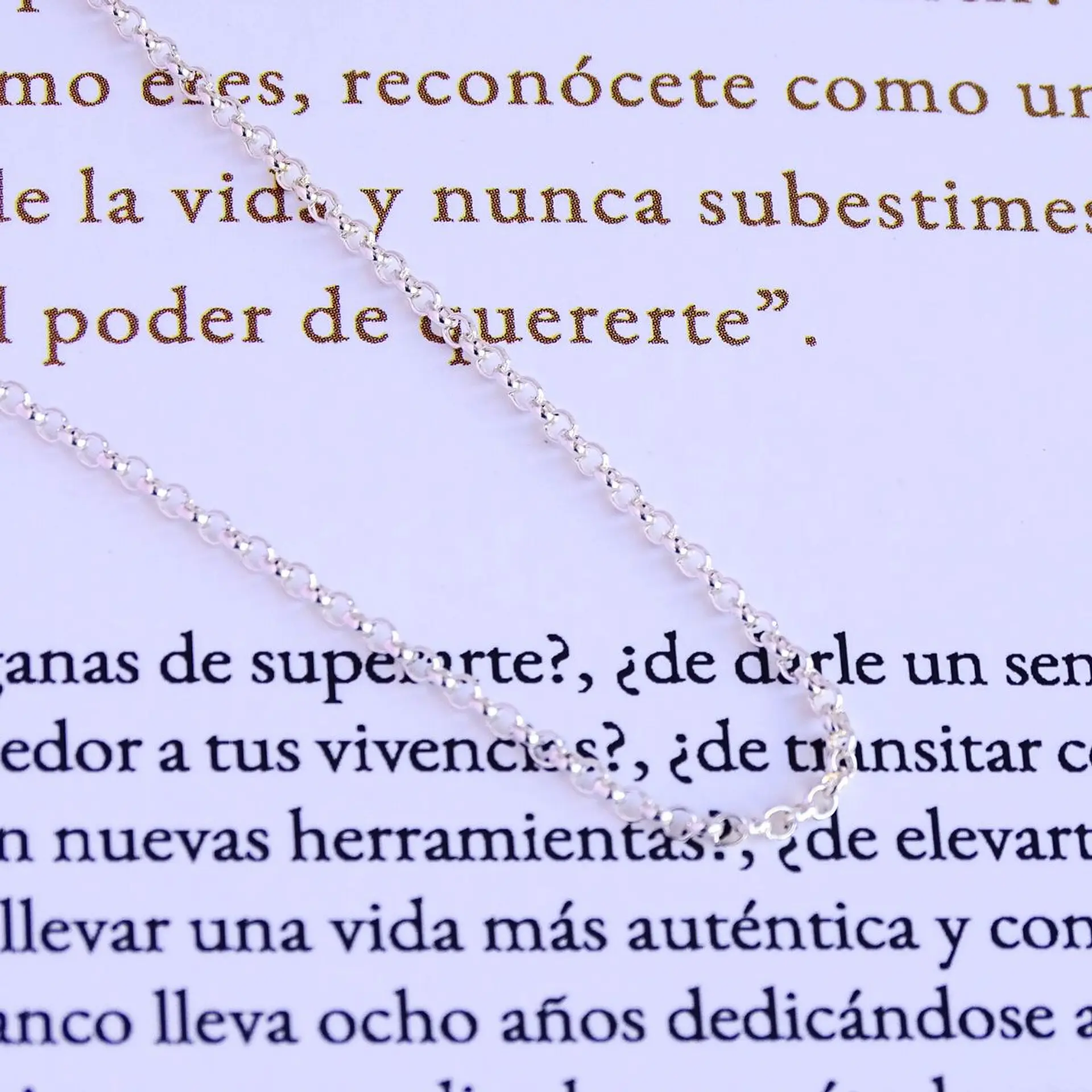 Cadena de Plata Rolo 4