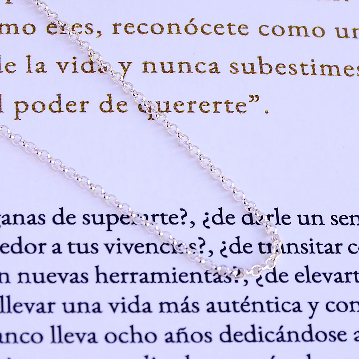 Cadena de Plata Rolo 4