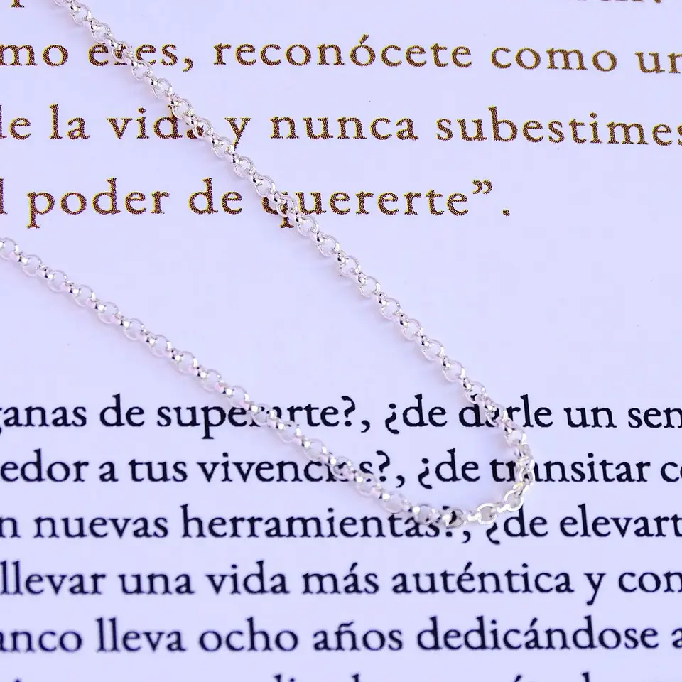 Cadena de Plata Rolo 4