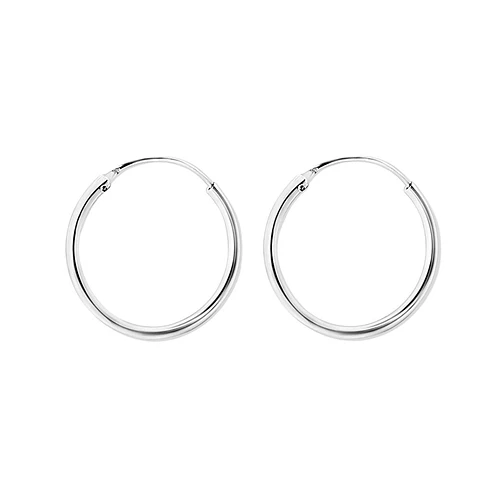 Aros De Plata 925 Argollas 25mm 