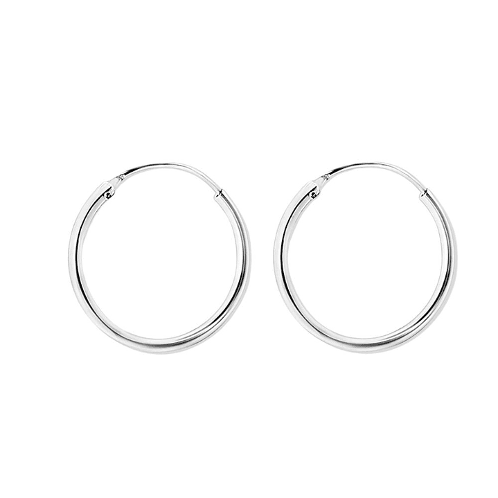 Aros De Plata 925 Argollas 25mm  1