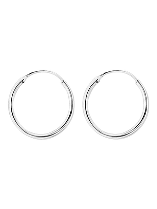 Aros De Plata 925 Argollas 30mm
