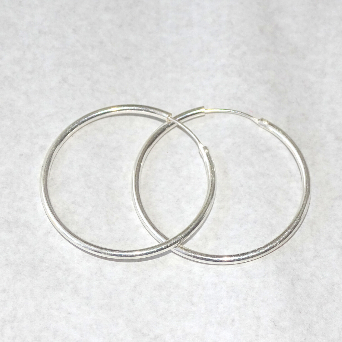 Aros De Plata 925 Argollas 30mm 3