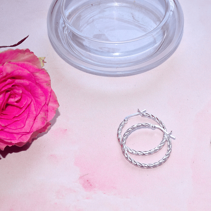 Aros De Plata  Argollas Concon 2