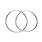 Aros De Plata 925 Argollas 35mm - Miniatura 1