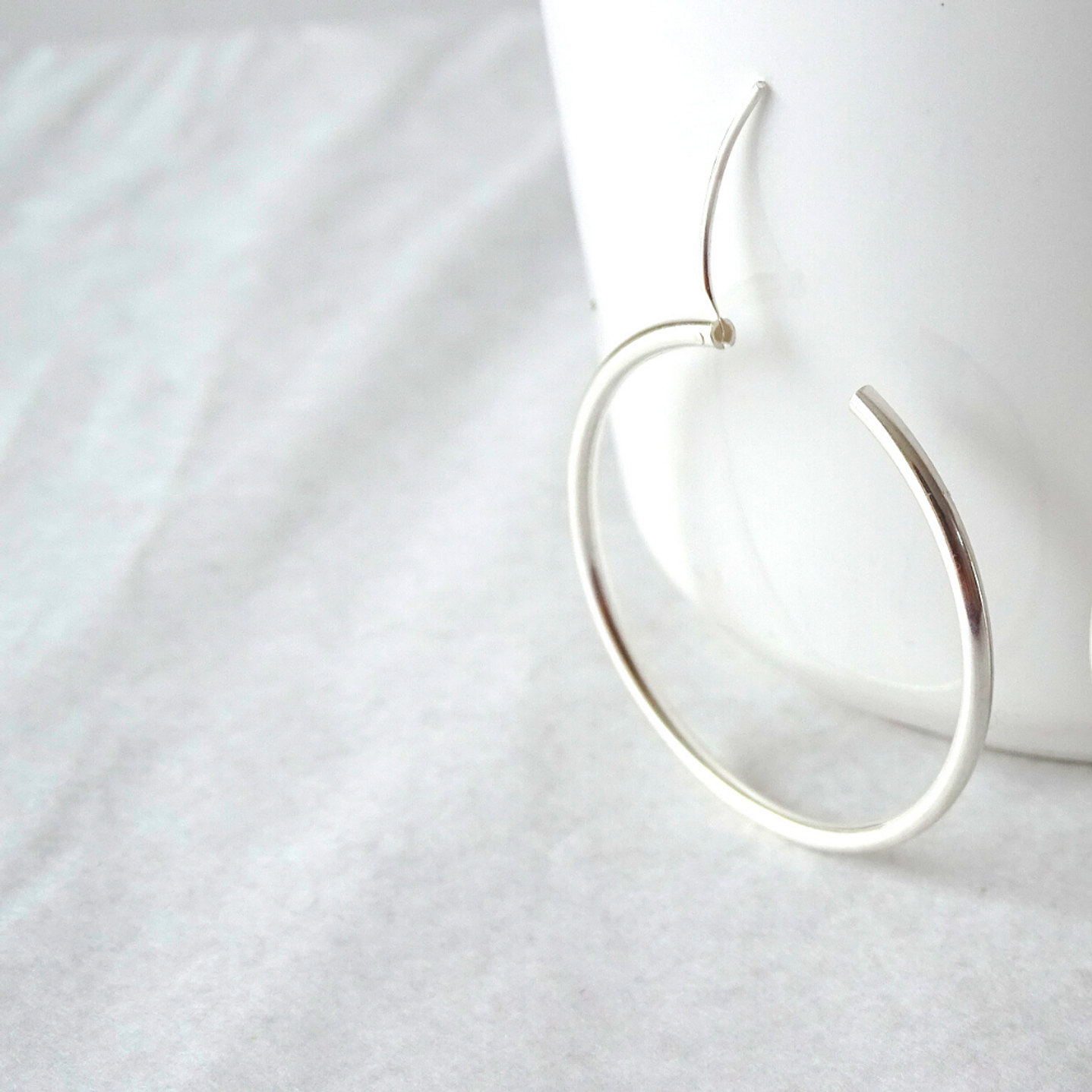 Aros De Plata 925 Argollas 35mm 2