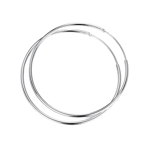 Aros De Plata 925 Argollas 45mm