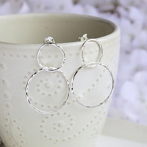 Aros De Plata Aros Doble