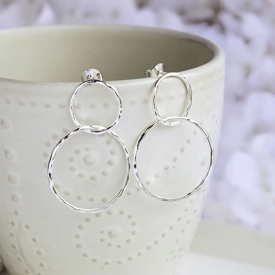 Aros De Plata Aros Doble 2