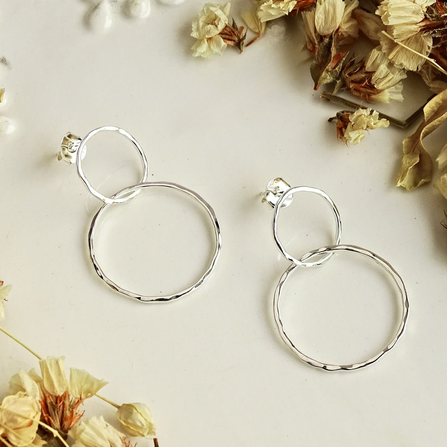 Aros De Plata Aros Doble 4