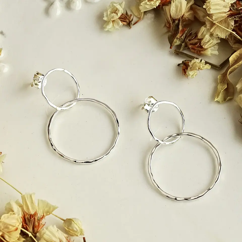 Aros De Plata Aros Doble 4