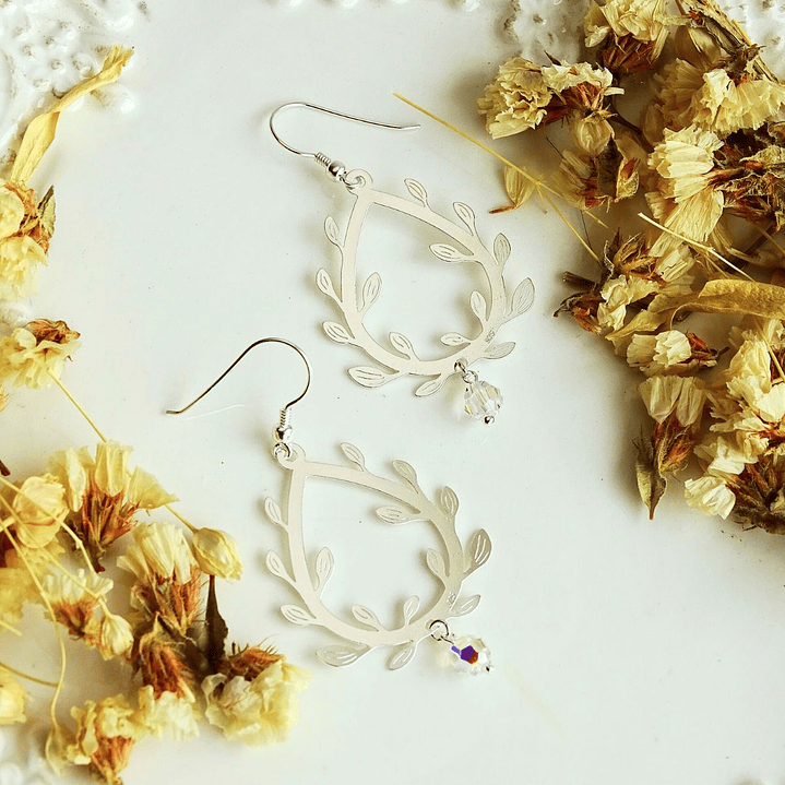 Aros De Plata 925 Primavera Brillante 7