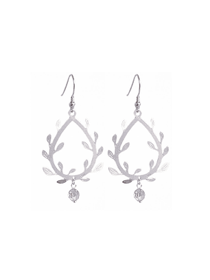 Aros De Plata 925 Primavera Brillante