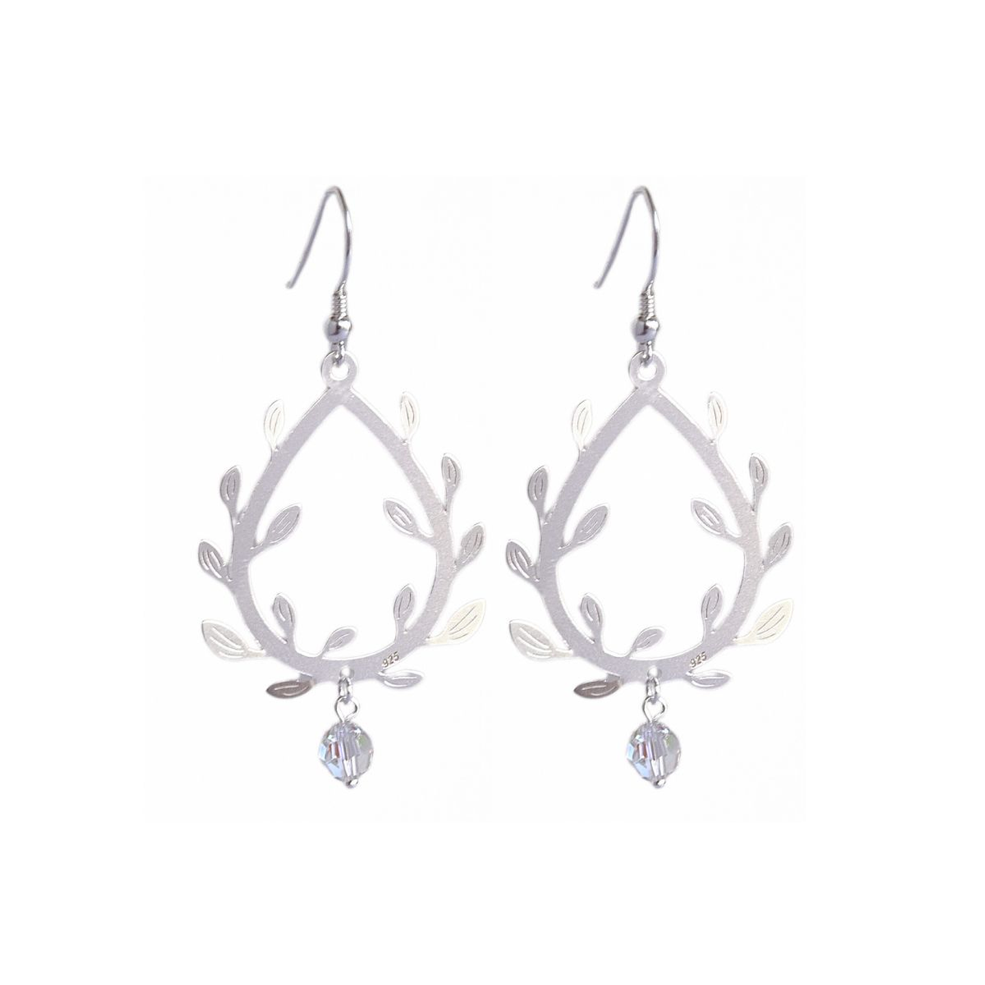 Aros De Plata 925 Primavera Brillante 2