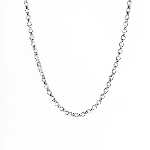 Cadena de Plata Rolo