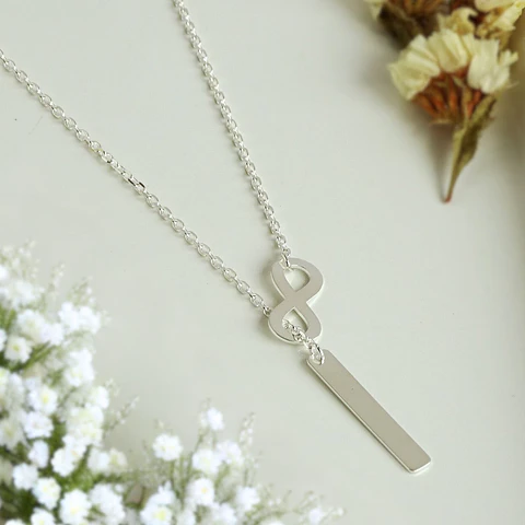Collar de Plata "Para Siempre" (Personalizado)