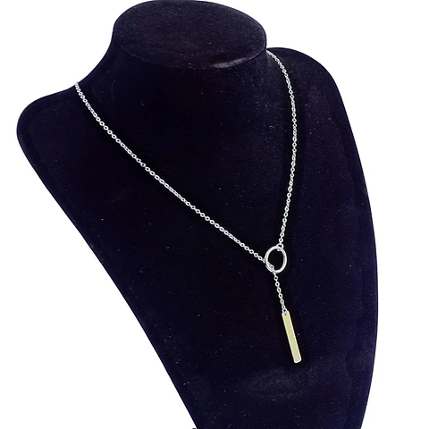 Collar de Plata "Circulo"  (Personalizado)