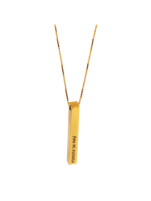 Cadena de Plata con Baño de Oro Inspiración